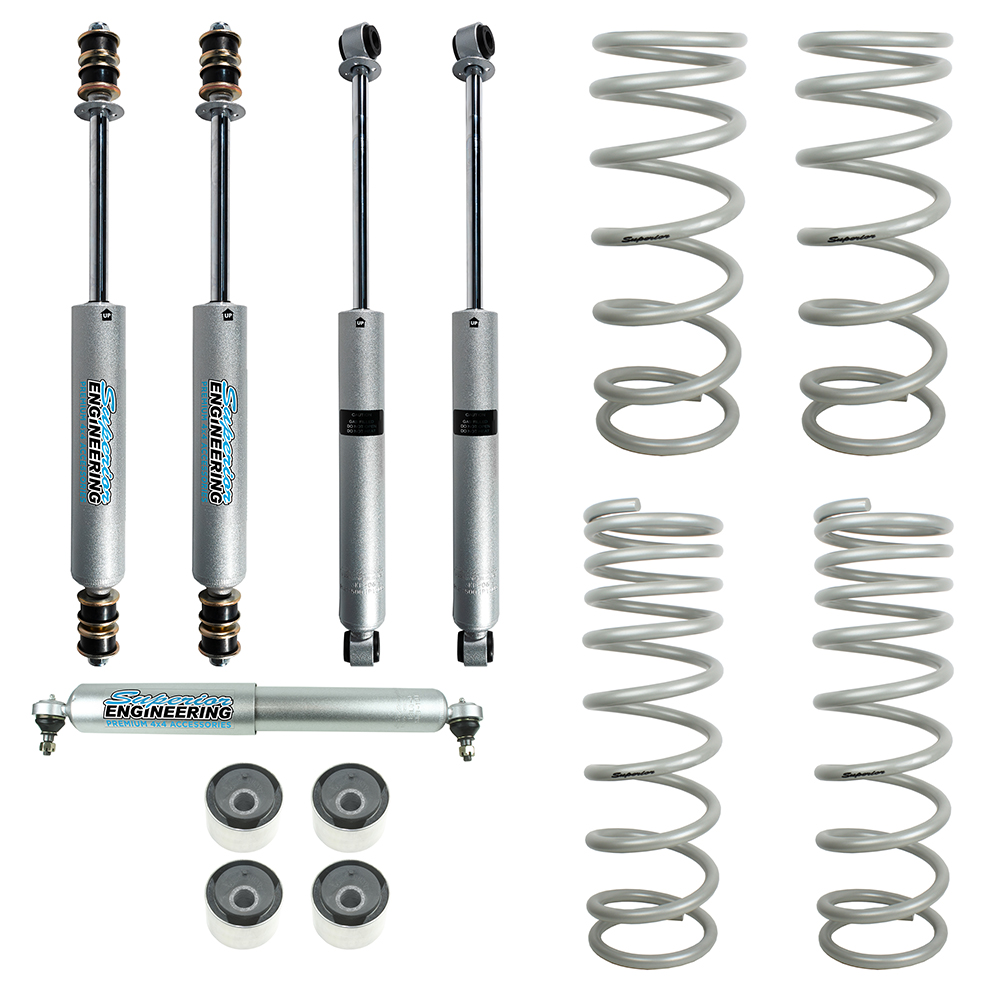 Superior Engineering Build-It-Your-Way Lift Kits Suitable For Nissan Patrol GU 2000 on Wagon 3lt/4.2lt TD - SUP-GU2-W-KIT-XXX